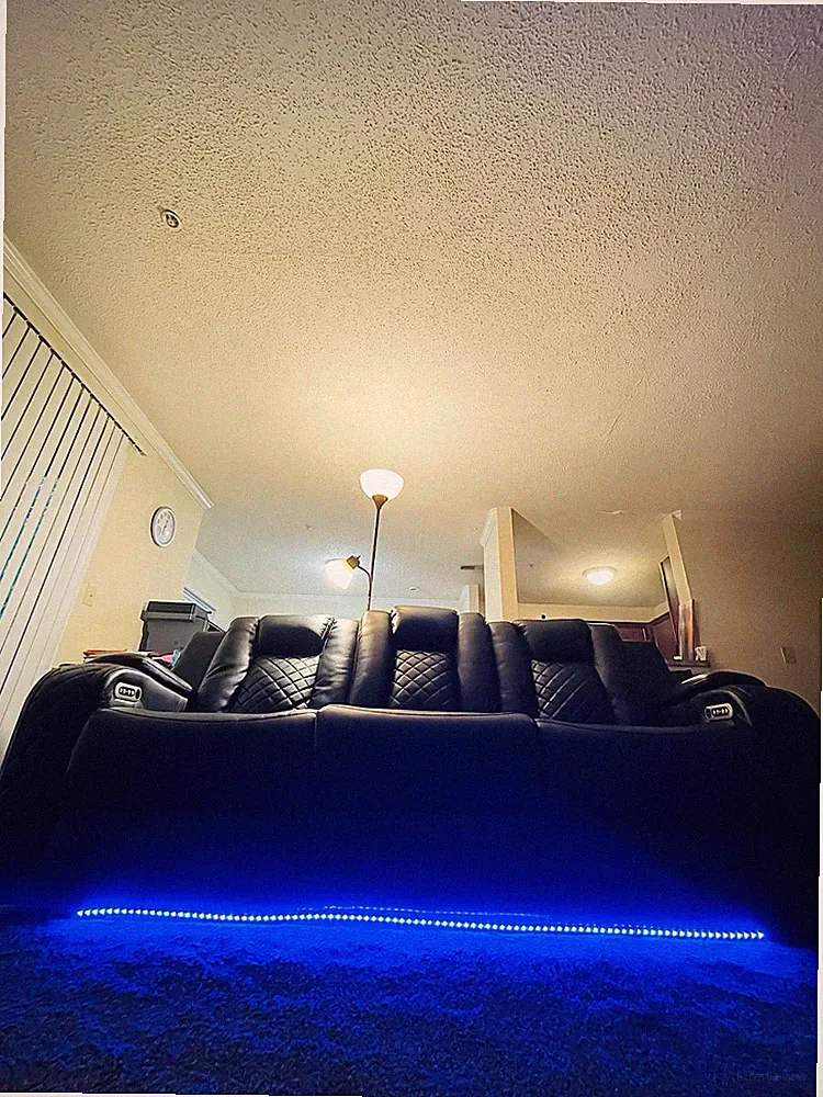 Leather Power Home Theatre Luxury Seating Sofa selling for $550