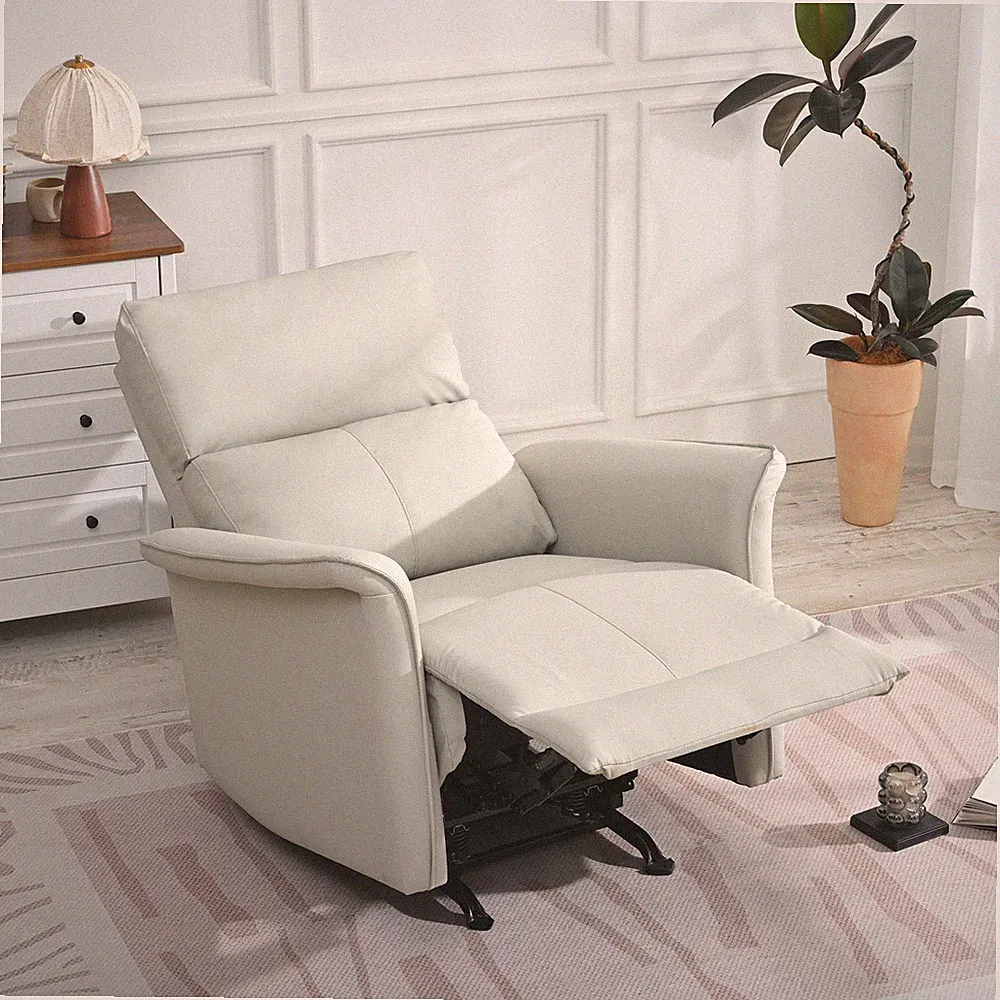 Manual Rocker Recliner Chair for Adults,Rocking Glider Recliner for Small Space