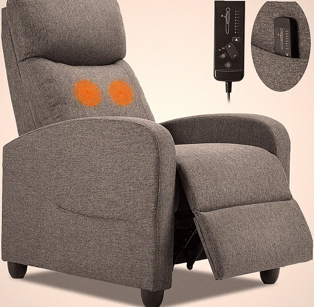 Massage Recliner Chair for Adults, Adjustable Home Theater Seating