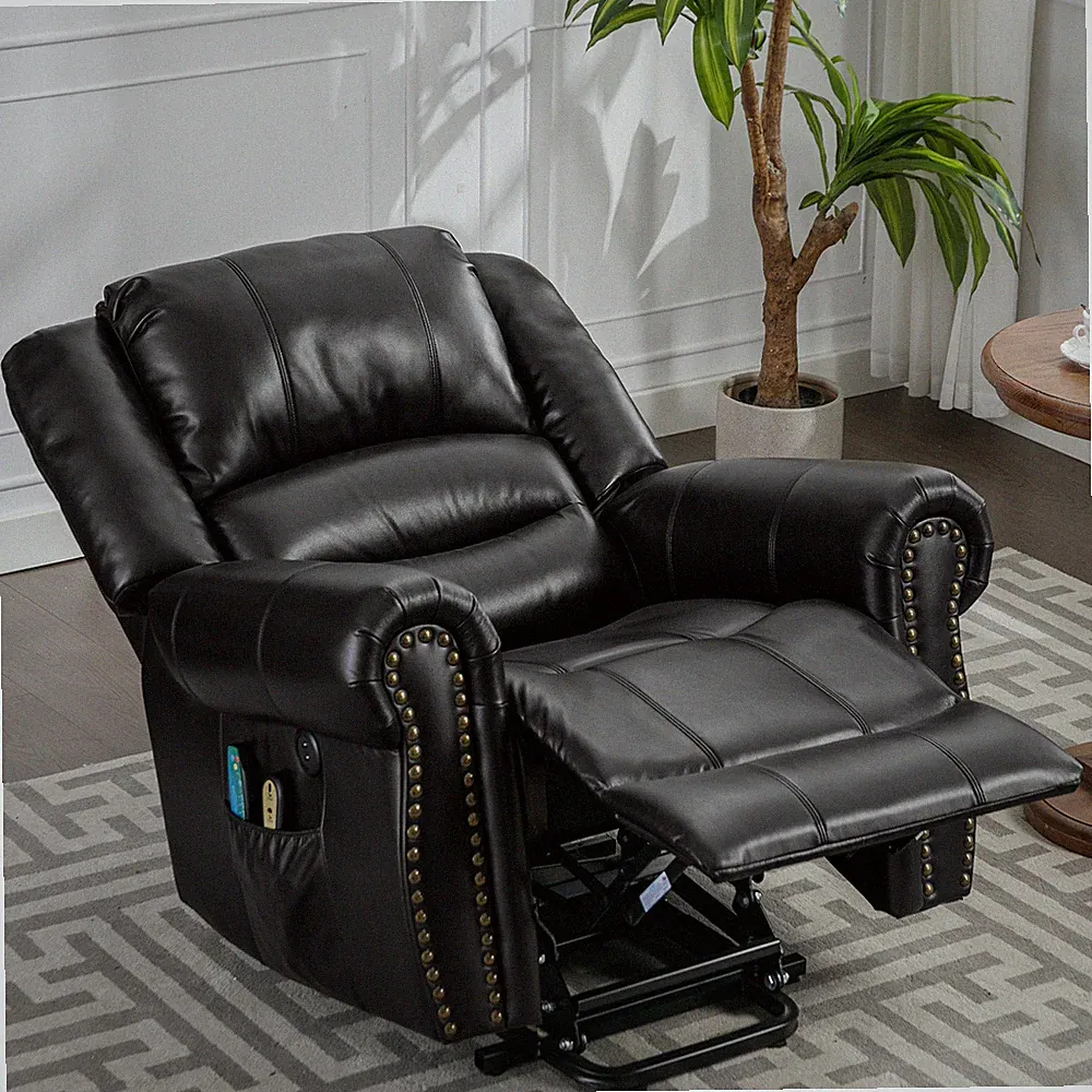 Power Lift Recliner Chair for Elderly Electric Lift Sofa Chair w/ Massage & Heat