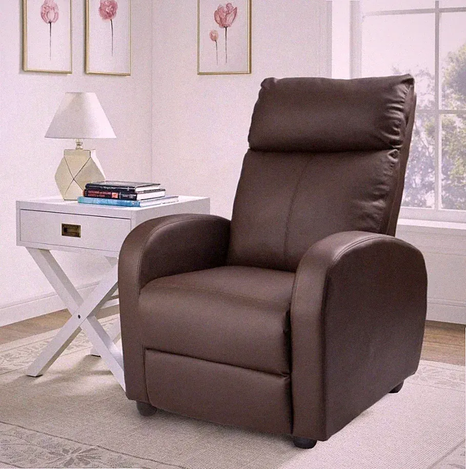 Recliner Chair, Recliner Sofa PU Leather For Adults, Recliners Home Theater Seat